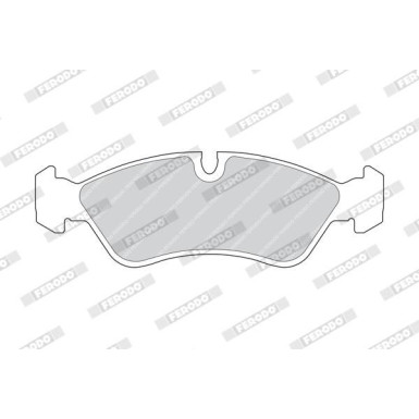 Ferodo | Bremsbelagsatz, Scheibenbremse | FDB584 Ferodo | Bremsbelagsatz, Scheibenbremse | FDB584