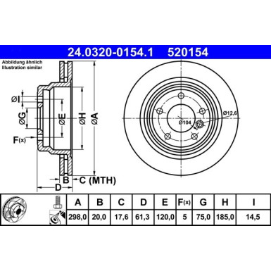 24.0320-0154.1 Bremsscheibe PowerDisc