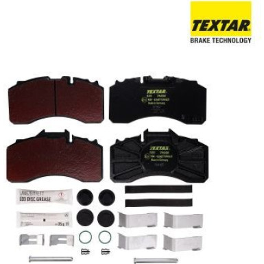 Textar | Bremsbelagsatz, Scheibenbremse | 2940301