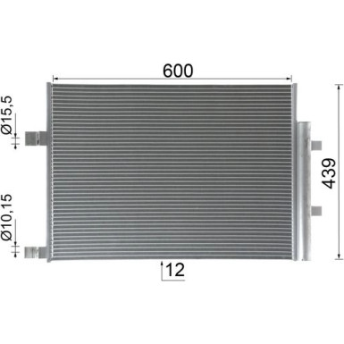 AC 1128 000P Kondensator, Klimaanlage BEHR *** PREMIUM LINE ***