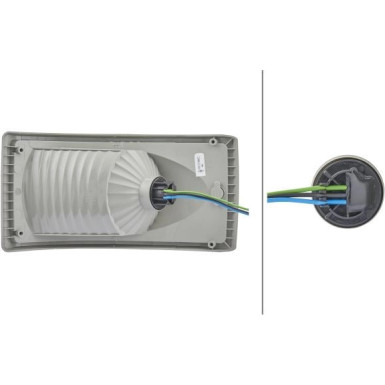 Hella | Heckleuchte | 2SB 008 805-021
