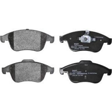Delphi Bremsbelagsatz, Scheibenbremse LP2181