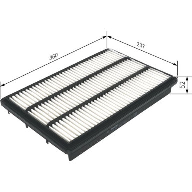 BOSCH 1 457 433 339 Luftfilter BOSCH 1 457 433 339 Luftfilter