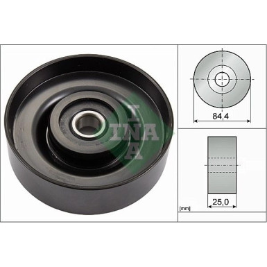 532 0827 10 Umlenk-/Führungsrolle, Keilrippenriemen