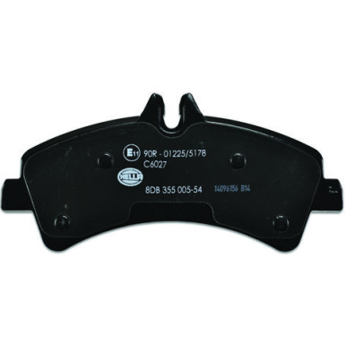 Hella | Bremsbelagsatz, Scheibenbremse | 8DB 355 005-541