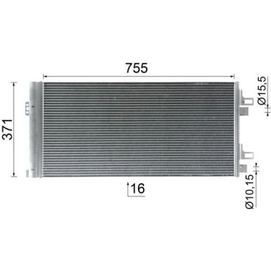 Mahle | Kondensator, Klimaanlage | AC 1122 000P
