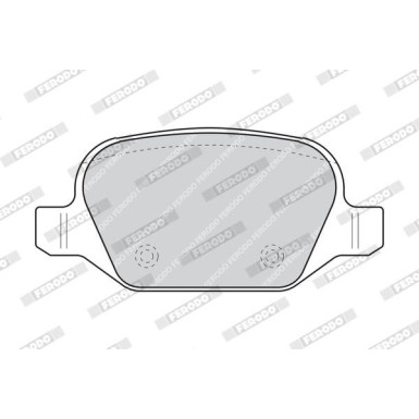 Ferodo | Bremsbelagsatz, Scheibenbremse | FDB1349 Ferodo | Bremsbelagsatz, Scheibenbremse | FDB1349