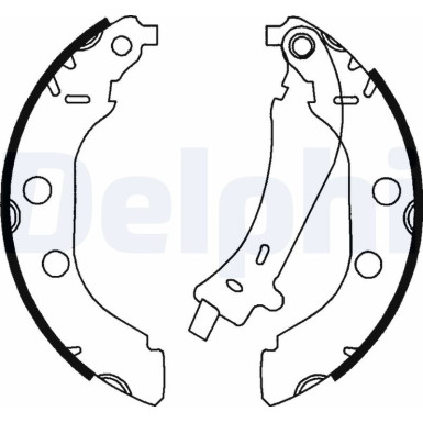LS1723 Bremsbackensatz