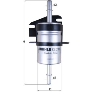 KL 238 Kraftstofffilter KL 238 Kraftstofffilter