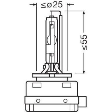 Osram Glühlampe, Fernscheinwerfer Original D1R XENARC® Faltschachtel XENARC® ORIGINAL 66150