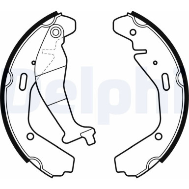 LS1990 Bremsbackensatz