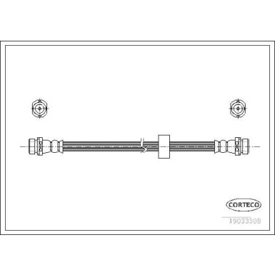 Corteco | Bremsschlauch | 19033508