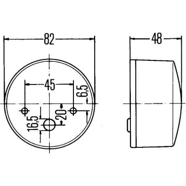 2BE 003 185-031 Blinkleuchte