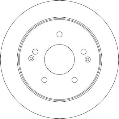 DF6879S Bremsscheibe TRW SINGLE