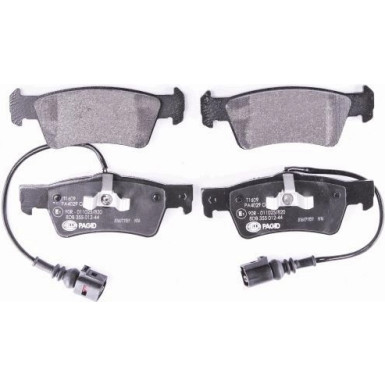 Hella Pagid | Bremsbelagsatz, Scheibenbremse | 8DB 355 012-441