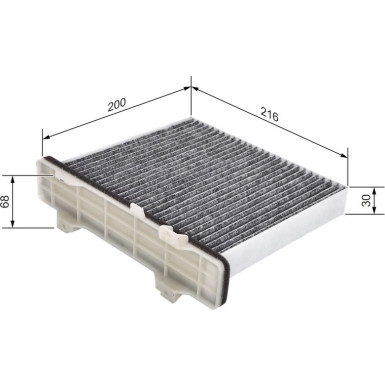 BOSCH 1 987 435 519 Innenraumfilter