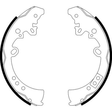 8DB 355 003-011 Bremsbackensatz