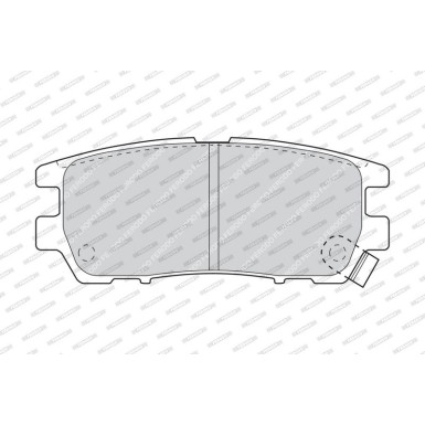 Ferodo Bremsbelagsatz, Scheibenbremse PREMIER ECO FRICTION FDB804
