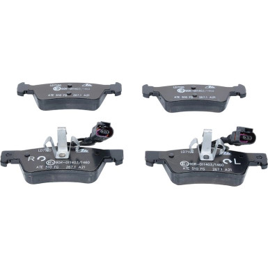 Bremsbelagsatz, Scheibenbremse ATE Ceramic 13.0470-7190.2