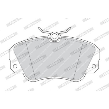 Ferodo | Bremsbelagsatz, Scheibenbremse | FDB686