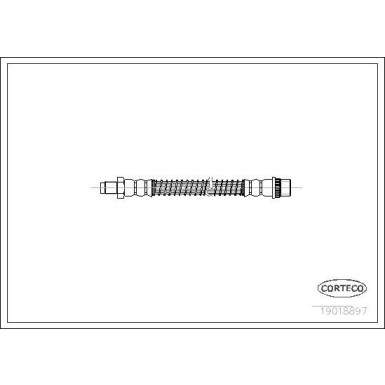 Corteco | Bremsschlauch | 19018897