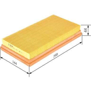 BOSCH F 026 400 107 Luftfilter