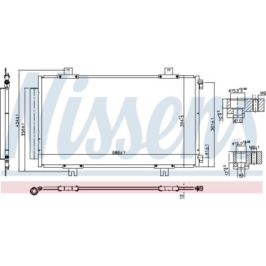 940746 Kondensator, Klimaanlage ** FIRST FIT ** 940746 Kondensator, Klimaanlage ** FIRST FIT **