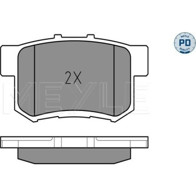 Meyle Bremsbelagsatz, Scheibenbremse MEYLE-PD: Advanced performance and design 025 217 1914/PD