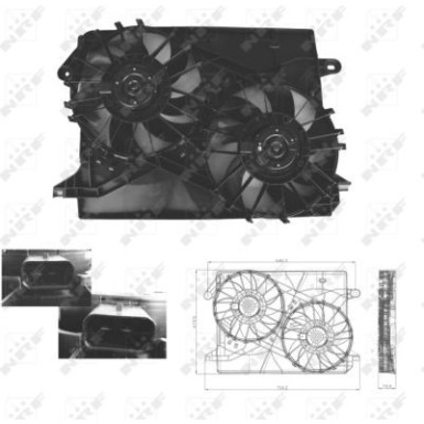 47674 Lüfter, Motorkühlung