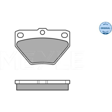 Meyle Bremsbelagsatz, Scheibenbremse MEYLE-ORIGINAL: True to OE 025 235 2114/W