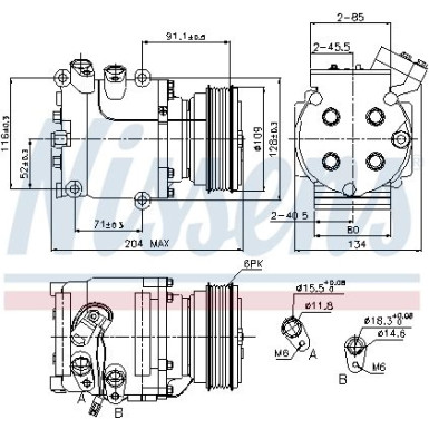 89233 Kompressor, Klimaanlage ** FIRST FIT **