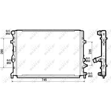 53139 Kühler, Motorkühlung 53139 Kühler, Motorkühlung