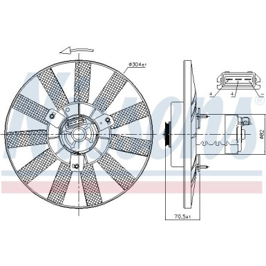 85539 Lüfter, Motorkühlung 85539 Lüfter, Motorkühlung