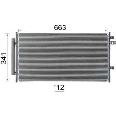 AC 33 000S Kondensator, Klimaanlage BEHR AC 33 000S Kondensator, Klimaanlage BEHR