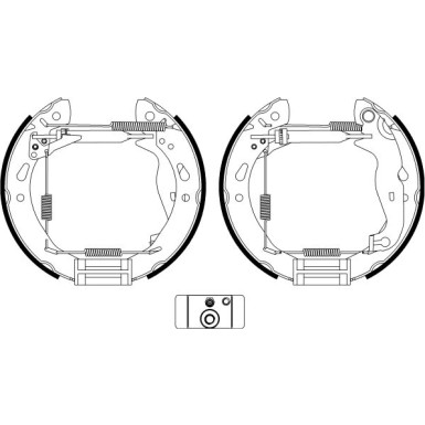 Hella | Bremsbackensatz | 8DB 355 022-921