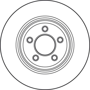 DF4907S Bremsscheibe TRW SINGLE