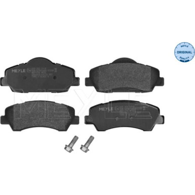 Meyle | Bremsbelagsatz, Scheibenbremse | 025 252 5118
