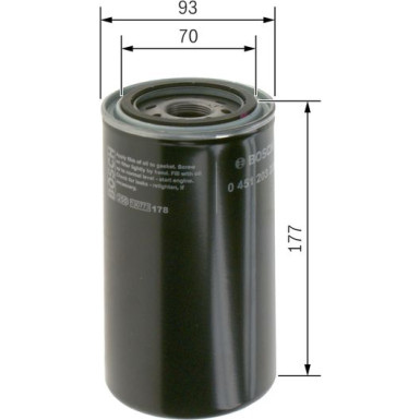 BOSCH 0 451 203 228 Ölfilter
