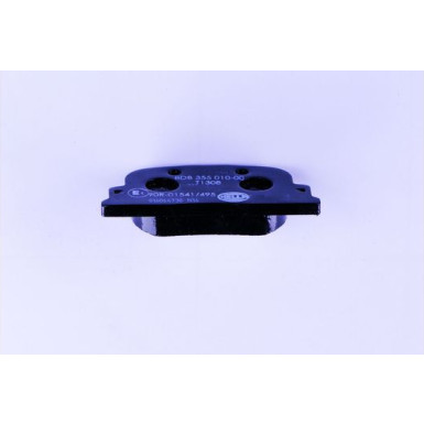 Hella | Bremsbelagsatz, Scheibenbremse | 8DB 355 010-001