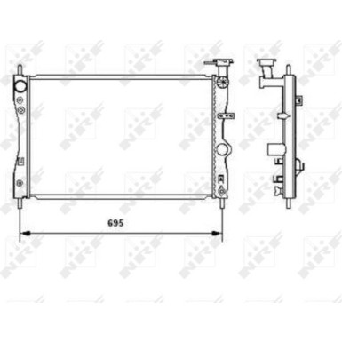 53464 Kühler, Motorkühlung