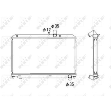 53685 Kühler, Motorkühlung 53685 Kühler, Motorkühlung