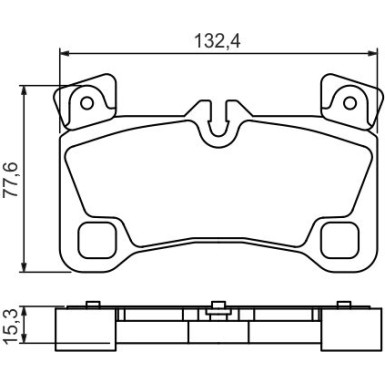 0 986 494 205 Bremsbelagsatz, Scheibenbremse