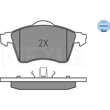 Meyle Bremsbelagsatz, Scheibenbremse MEYLE-ORIGINAL: True to OE 025 218 8319