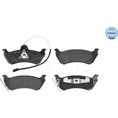Meyle Bremsbelagsatz, Scheibenbremse MEYLE-ORIGINAL: True to OE 025 231 9017/W