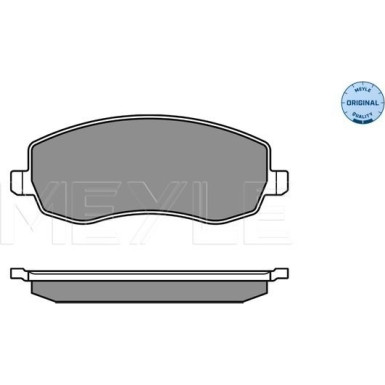 Meyle Bremsbelagsatz, Scheibenbremse MEYLE-ORIGINAL: True to OE 025 248 3919/W