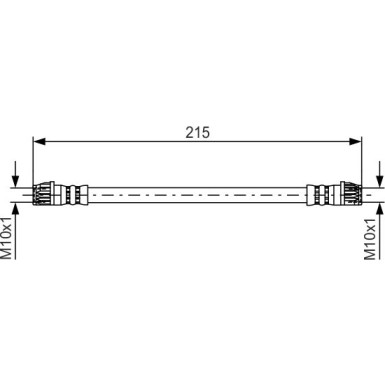 1 987 481 396 Bremsschlauch 1 987 481 396 Bremsschlauch