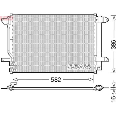 Denso | Kondensator, Klimaanlage | DCN32027