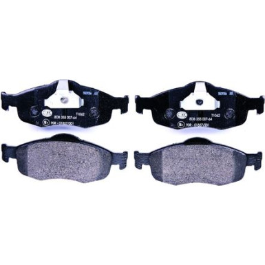 Hella | Bremsbelagsatz, Scheibenbremse | 8DB 355 007-641