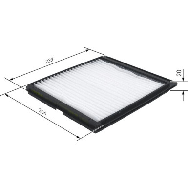 BOSCH 1 987 432 119 Innenraumfilter BOSCH 1 987 432 119 Innenraumfilter