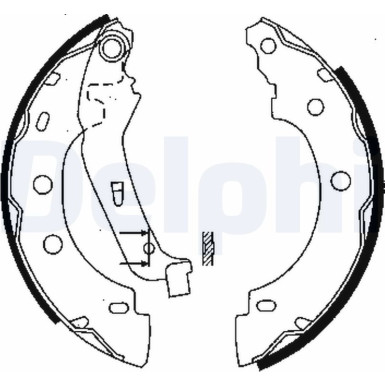 LS1842 Bremsbackensatz